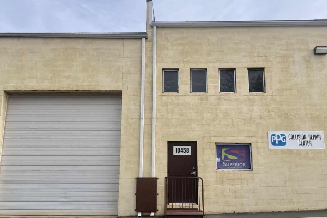 10458 Sand Colored Building Superior Collision Repair Center